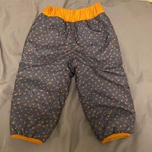 PATAGONIA BABY REVERSIBLE TRIBBLES Winter pants.